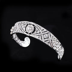 Bridal Tiara Rhinestone Crown Hair Accessory