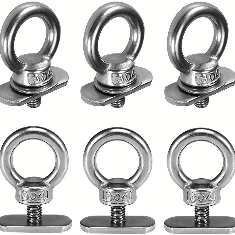 Stainless Steel Tie Down Eyelet Rail for Kayak Canoe Boat