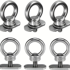 Stainless Steel Tie Down Eyelet Rail for Kayak Canoe Boat