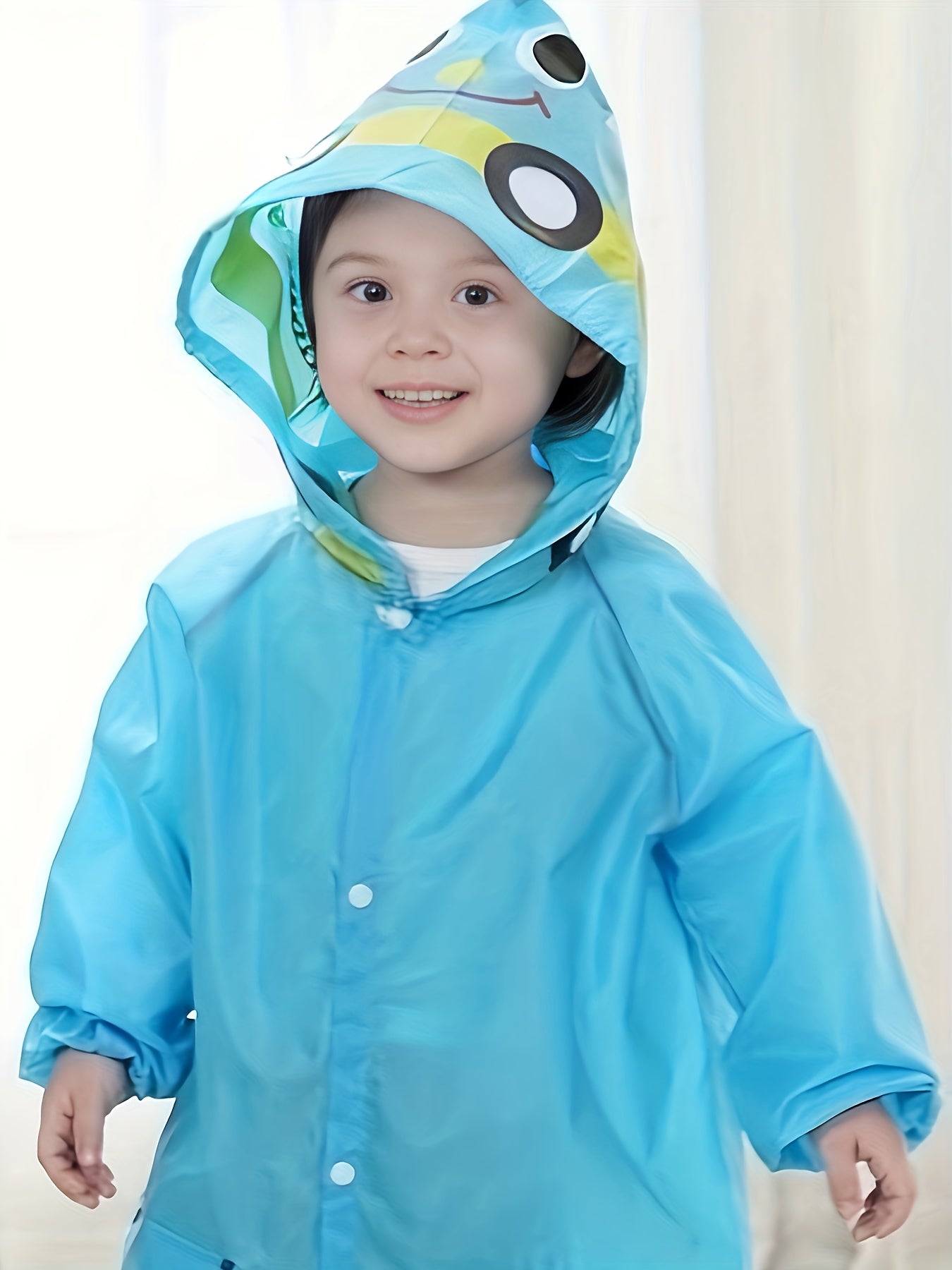 Kids Cartoon Animal Raincoat Waterproof 90-130cm