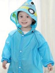 Kids Cartoon Animal Raincoat Waterproof 90-130cm