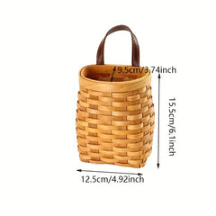 Boho Hanging Basket Wall Organizer Home Decoration