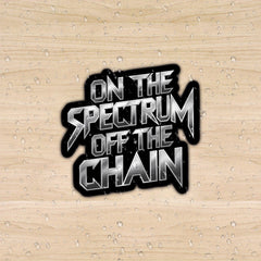 Funny Autism Chain Sticker
