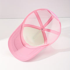 Butterfly Embroidery Mesh Baseball Cap for Couple