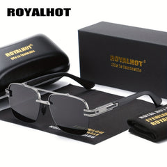 RoyalHot Men's Polarized Metal Driving Sunglasses Unisex