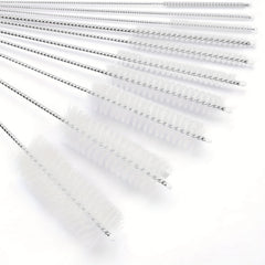 10pcs 25.4cm Nylon Tube Brush Set for Narrow Neck Bottles Cups with Hook