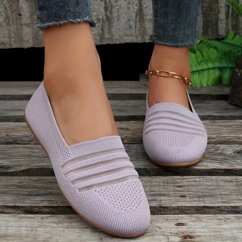 Women's Breathable Slip On Sneakers Casual Rubber Shoes