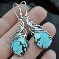 Bohemian Gemstone Drop Earrings for Women