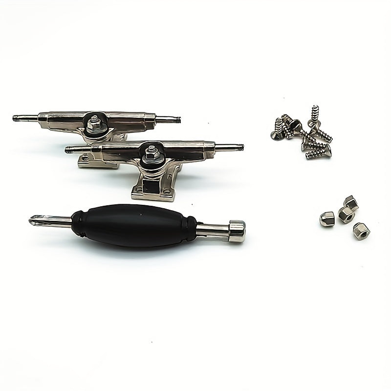 Pro Finger Skateboard Bracket Double Warped Deck Zinc Alloy Skateboard Parts