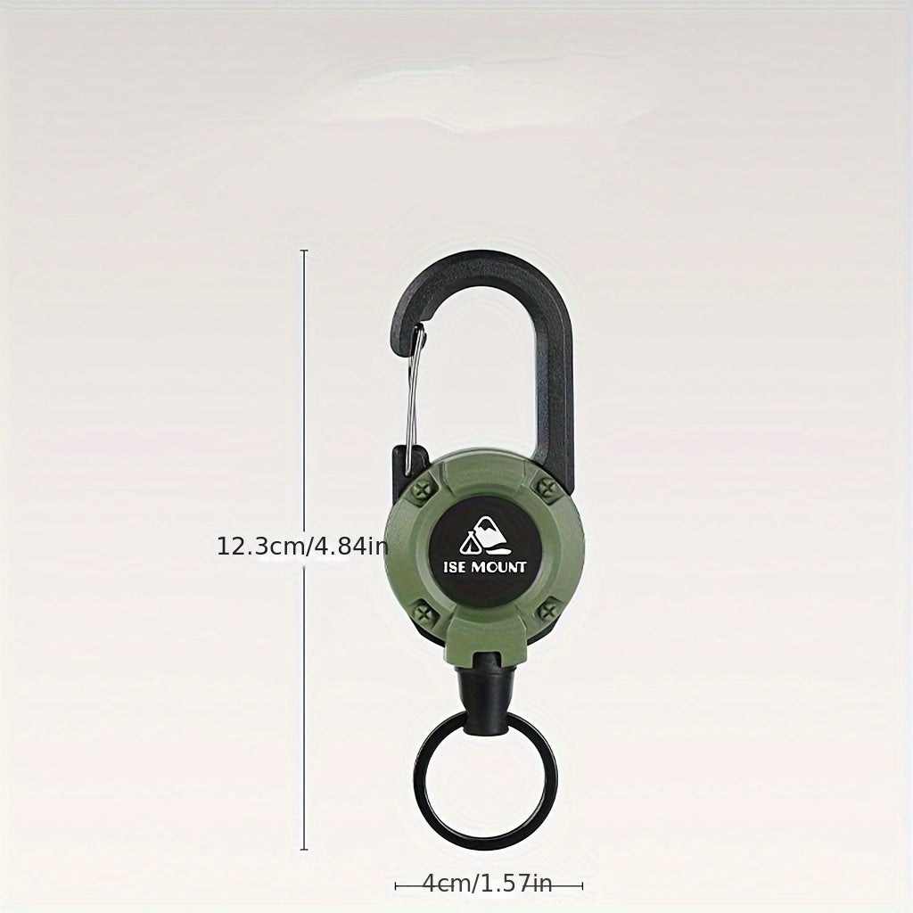 Retractable Carabiner Keychain for Camping