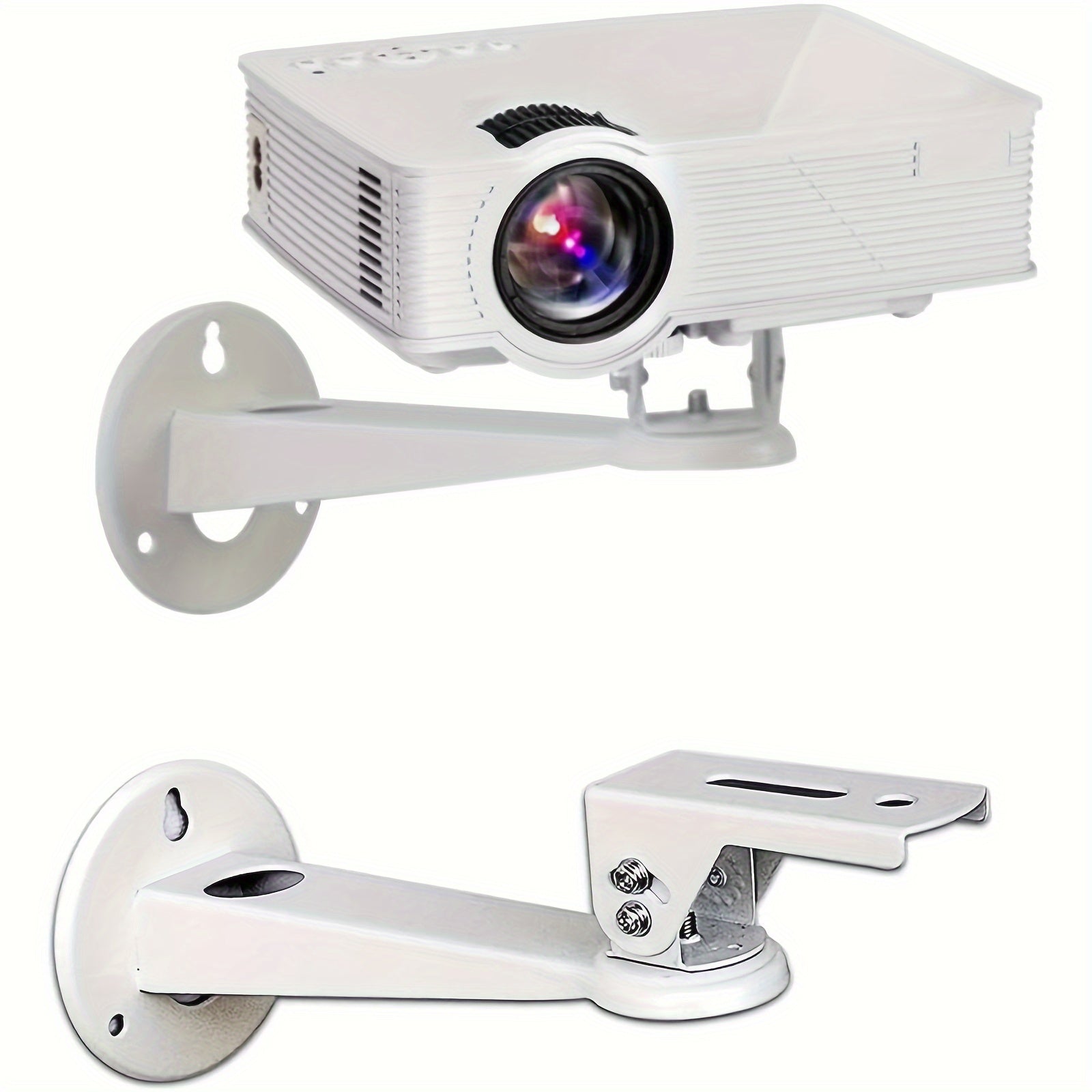 Metal Mini Projector Holder Wall Mounted Bracket, Load 4.99 KG