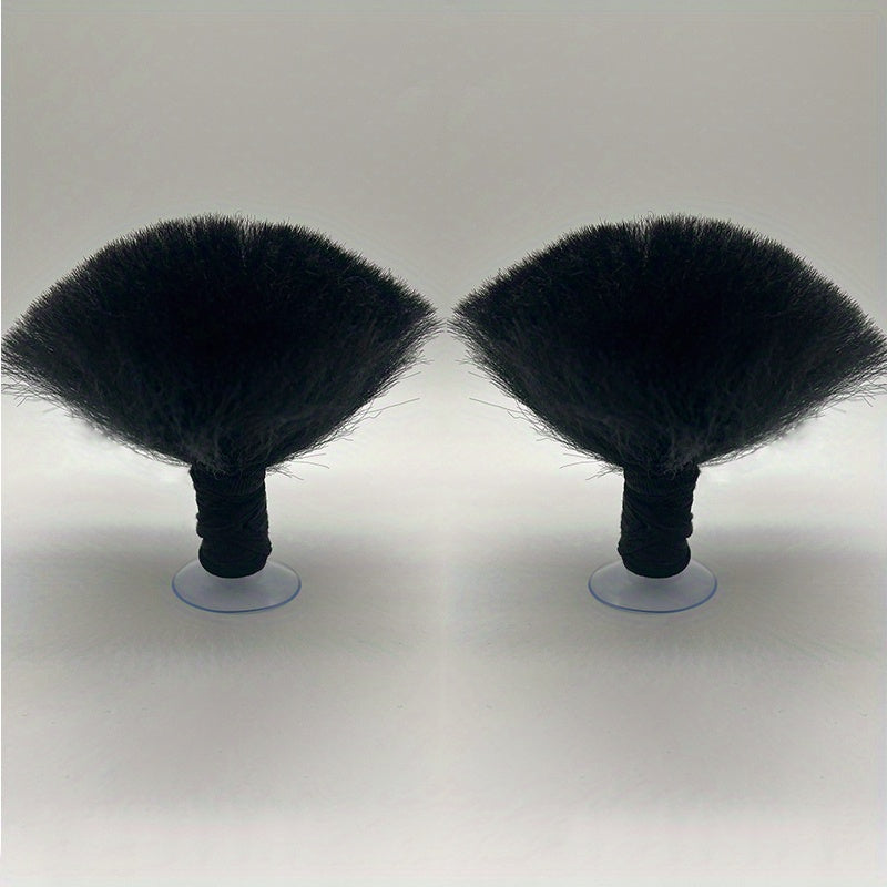 Colorful Short Pigtail Helmet Accessory for Smooth Surfaces