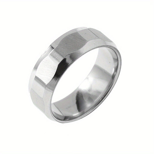 Men's Stainless Steel Finger Ring Jewelry Gift