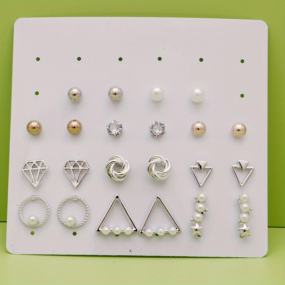 Hypoalljsonergenic Earrings 11 Pairs Set for Women & Girls