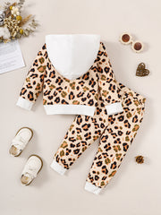 Baby Boys Hooded Sweatshirt Top Pants Set
