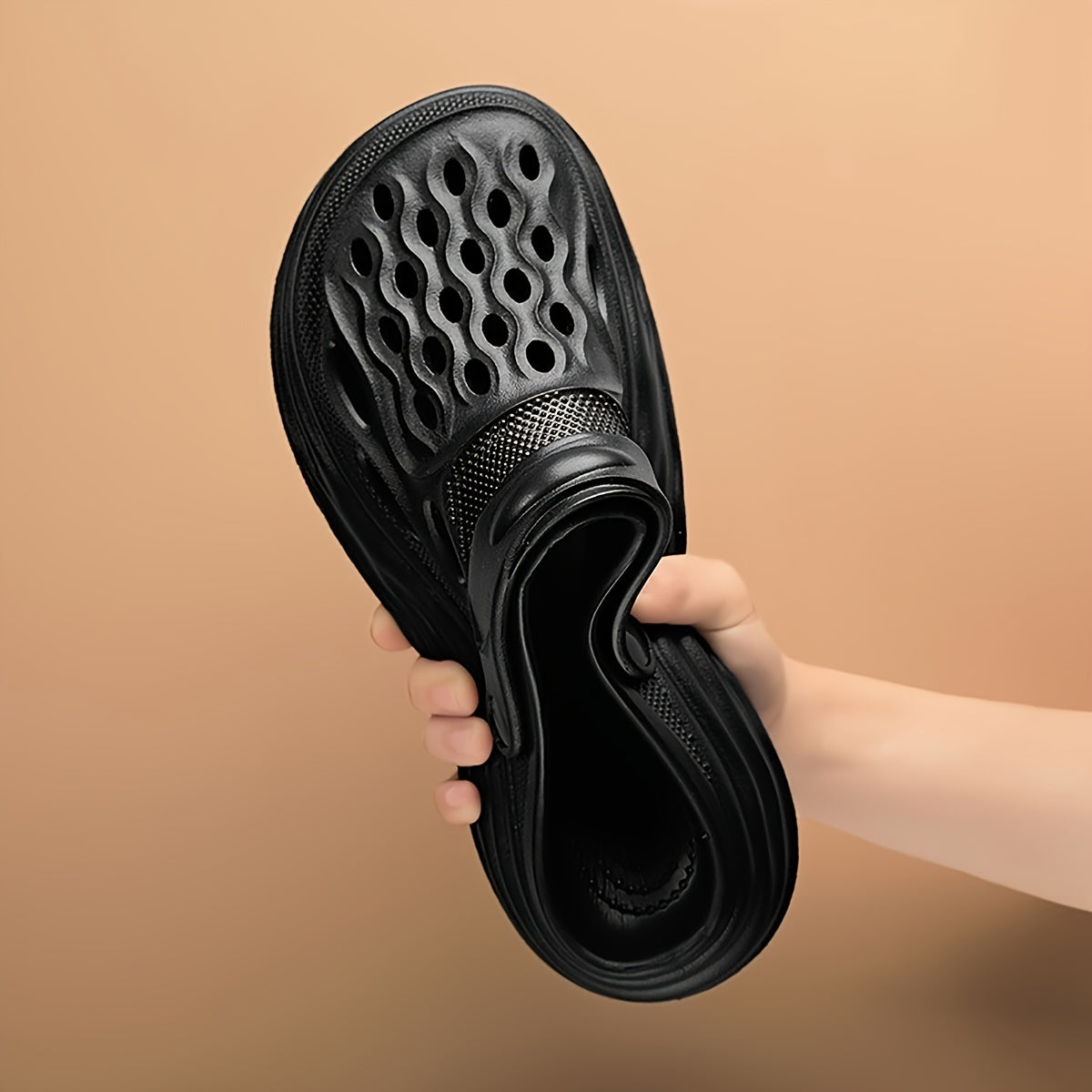 Men Clogs Garden Shoes Comfortable Lightweight Hollow Out Sandals