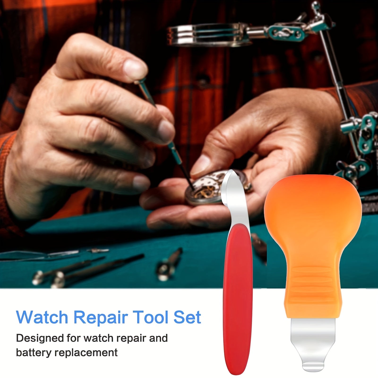 2pcs Watch Case Repair Tool Watch Replacement Kit Professional Opener