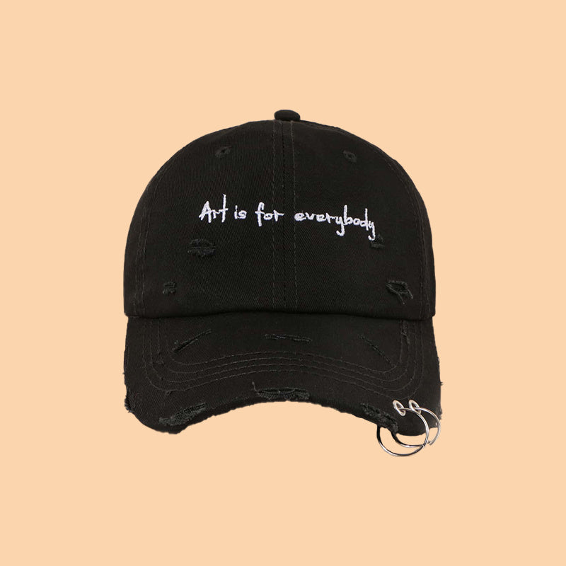 Men Adjustable Ring Denim Baseball Cap