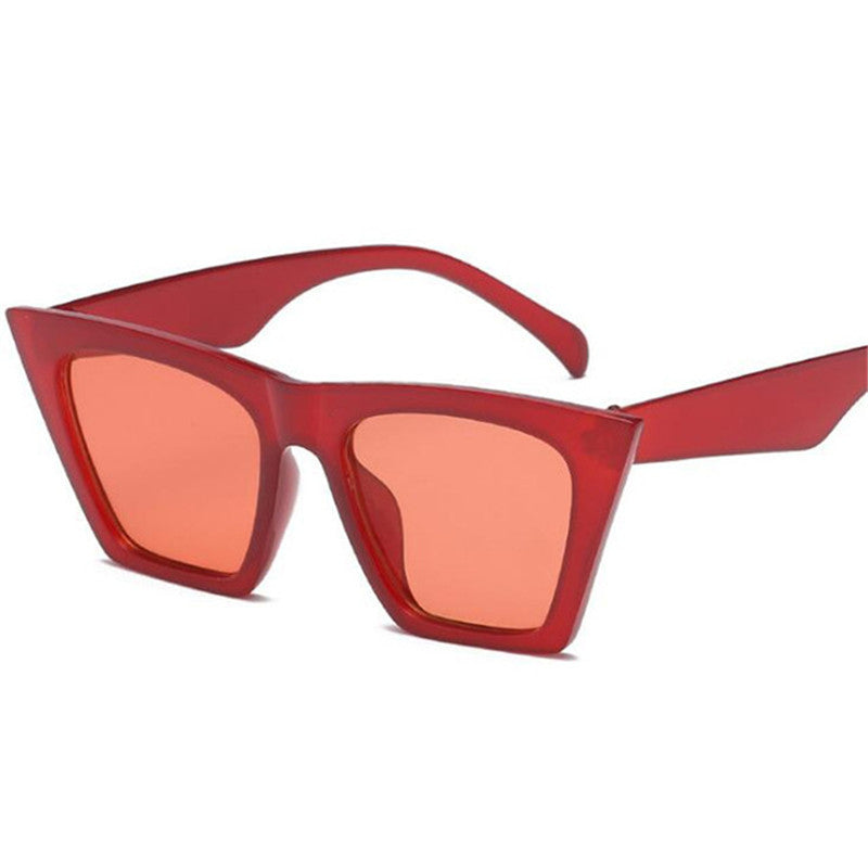 Vintage Thick Cat Eye Sunglasses Retro Eyewear