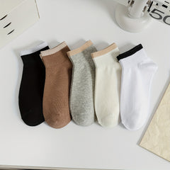 5 Pairs Women's Comfy & Crew Short Socks - Stockings & Hosiery