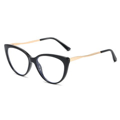 Tortoiseshell Block Frame Retro Clear Lens Light Blocking Glasses