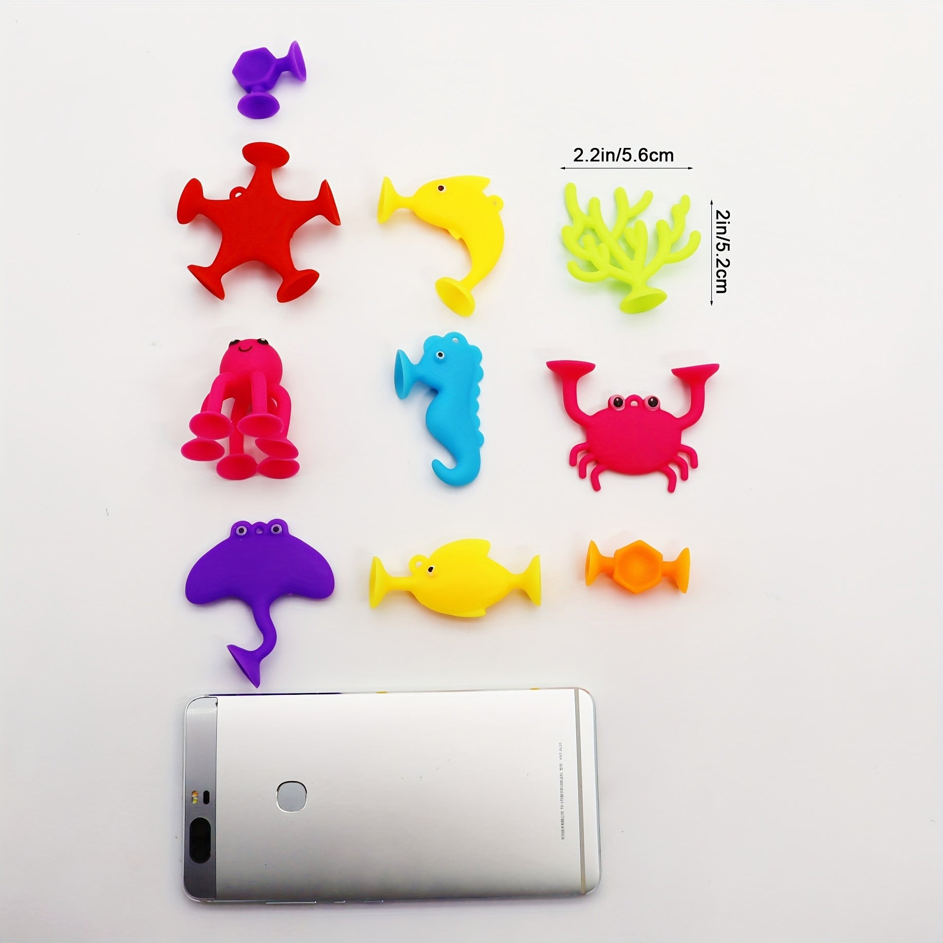 Ocean Animals Suction Cup 30pcs Bath Toys for Kids Sensory Window Building Toys