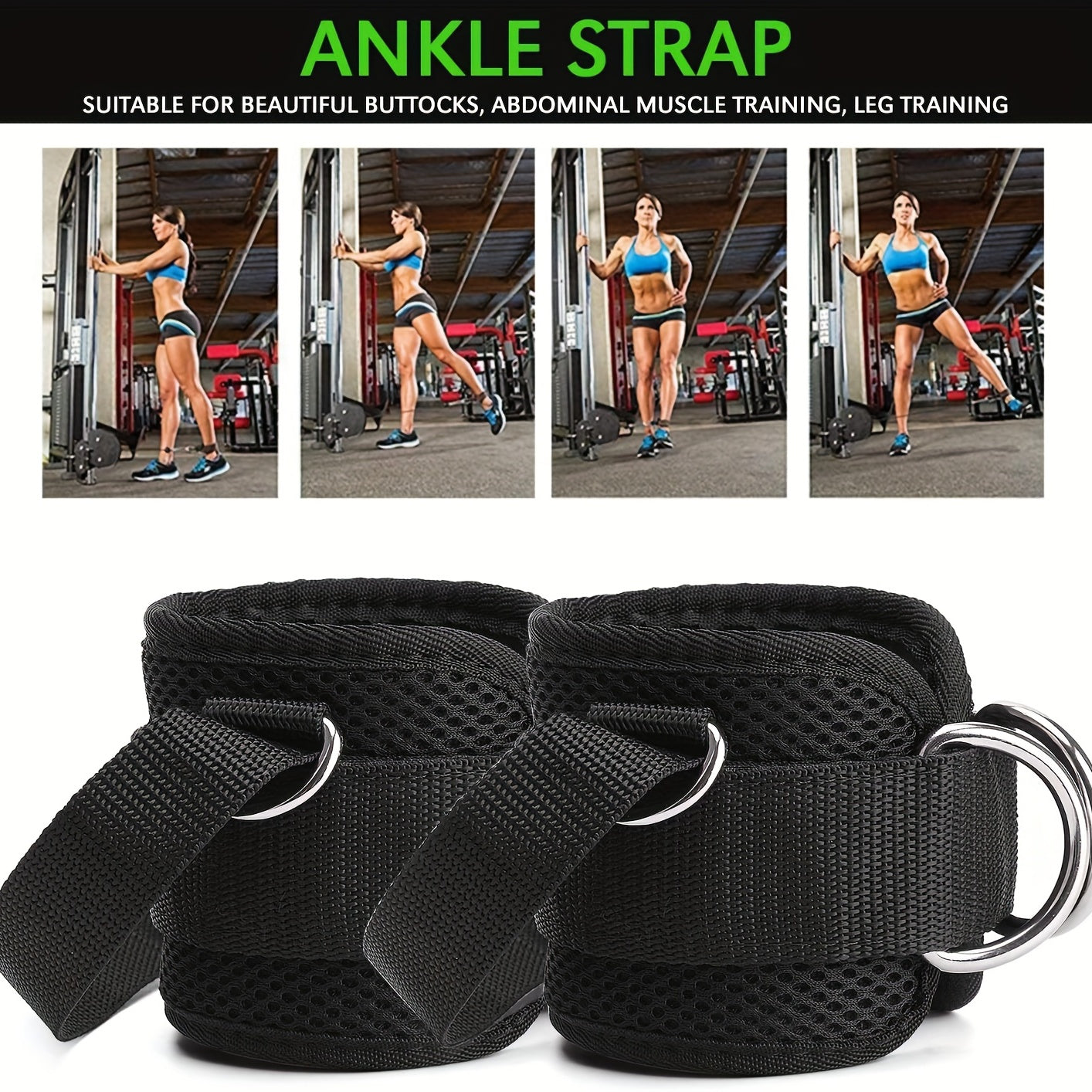 Neoprene Ankle Straps Cable Machine for Men & Women