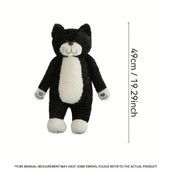 Plush Kitty Teddy Bear with Fluffy Ears - Soft Stuffed Animal Gift