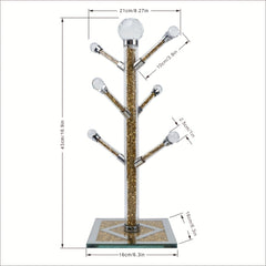 Countertop Cup Holder with 6 Hooks for Kitchen Organization