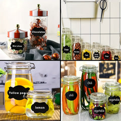 Waterproof Kitchen Stickers for Seasoning Storage Cans