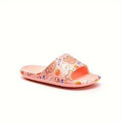 LUOFU Cartoon Slippers For Girls Non Slip Lightweight Slippers
