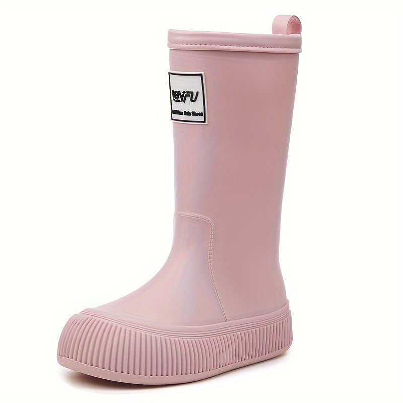 Women's High Water Boots Outer Wear Work Shoes Long Boots Waterproof