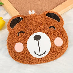 Cartoon Couple Water Injection Hot Water Bag PVC Plush Hand Warmer