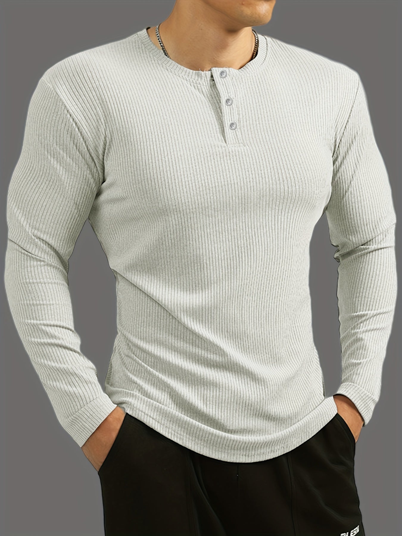 Men's Active Mid Stretch Long Sleeve Shirt