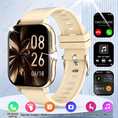 83 Inch HD Full Screen Touch Unisex Sports Smartwatch with Call Answer Function