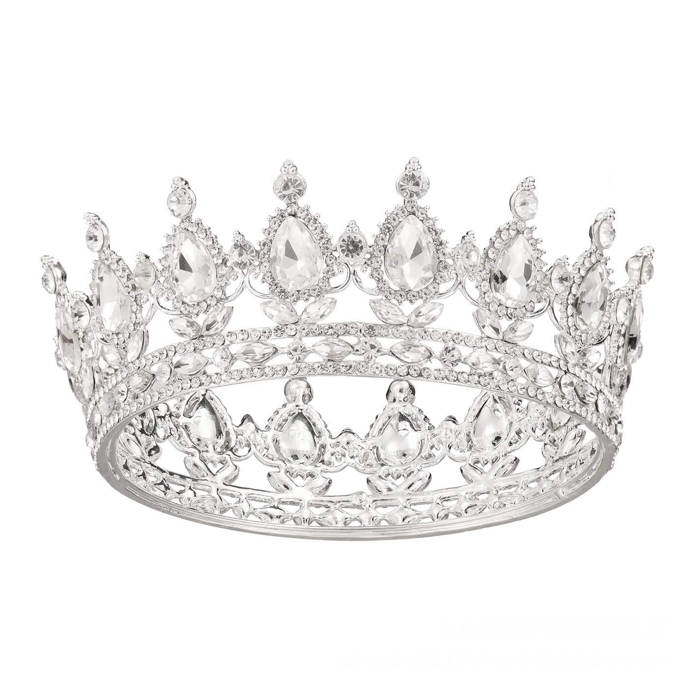 Girls Rhinestone Tiara Crown Princess Crystal Headband for Wedding Prom