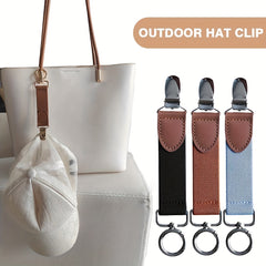 Elastic Hat Clip On Bag Holder for Travel