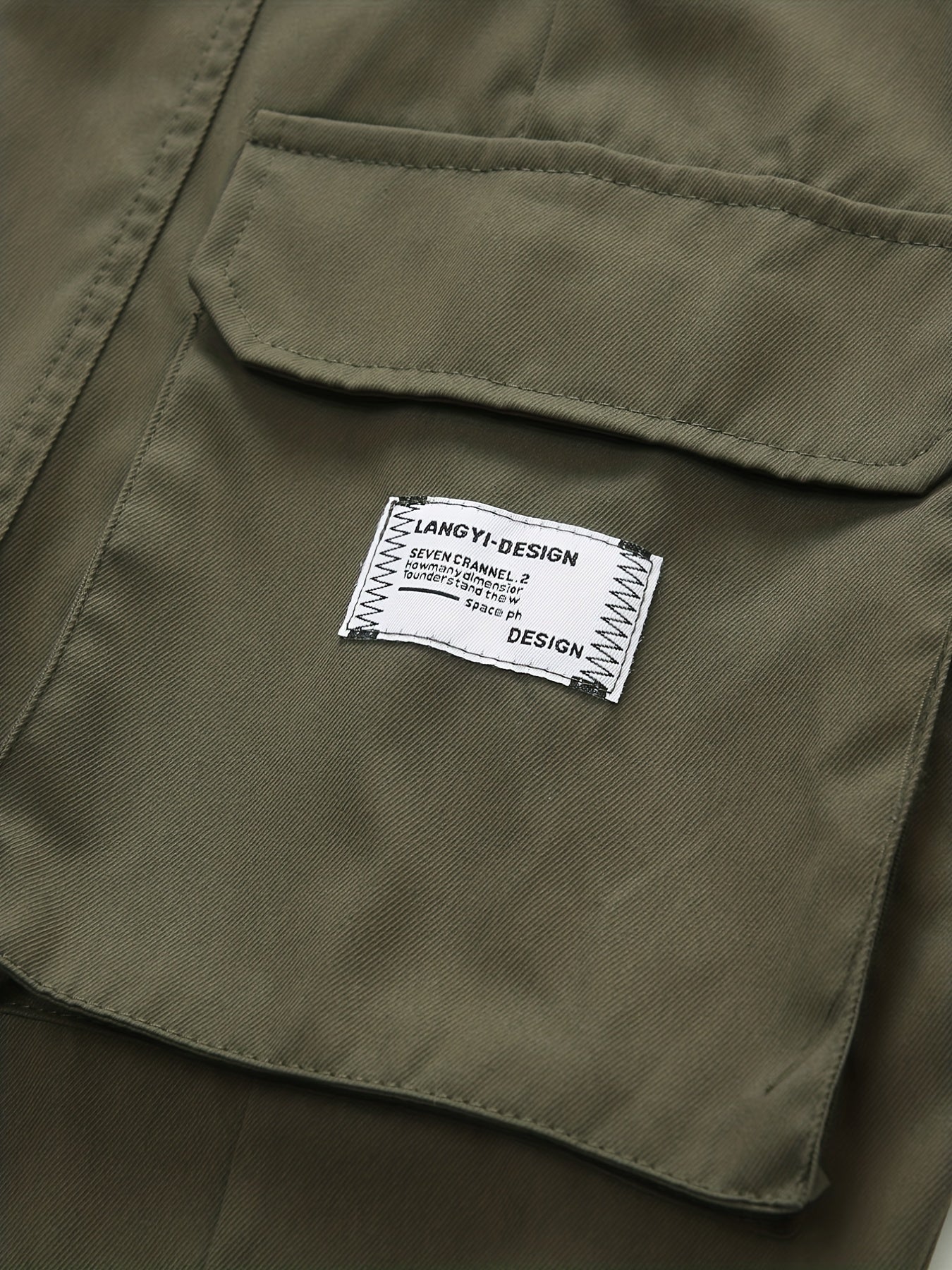 Men's Drawstring Cargo Trousers Loose Jogger Pants