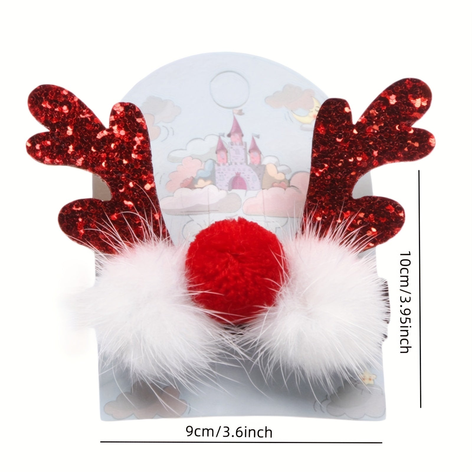 Girls Antlers Hair Clips Party Cosplay Barrette Hair Accessories
