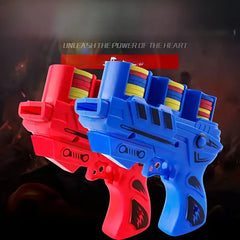 Space Themed Flying Saucer Gun with Soft Bullets & Disc Launcher Toy