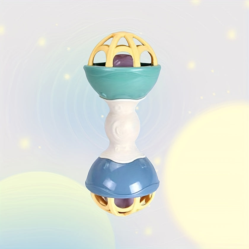 Soft Glue Fun Ringing Bell Fitness Ball for Infants - Dental Teether Toy