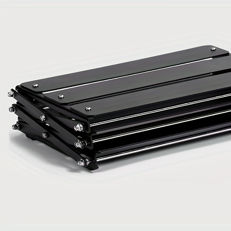 Foldable Aluminum Alloy Stainless Steel Shelf Outdoor Camping Table