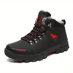Men's Waterproof Winter Hiking Shoes Anti Slip Warm Boots for Outdoor Sports