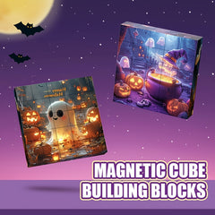 Magical Puzzle Toy 25pcs Halloween Patterns DIY Educational Toy for Kids