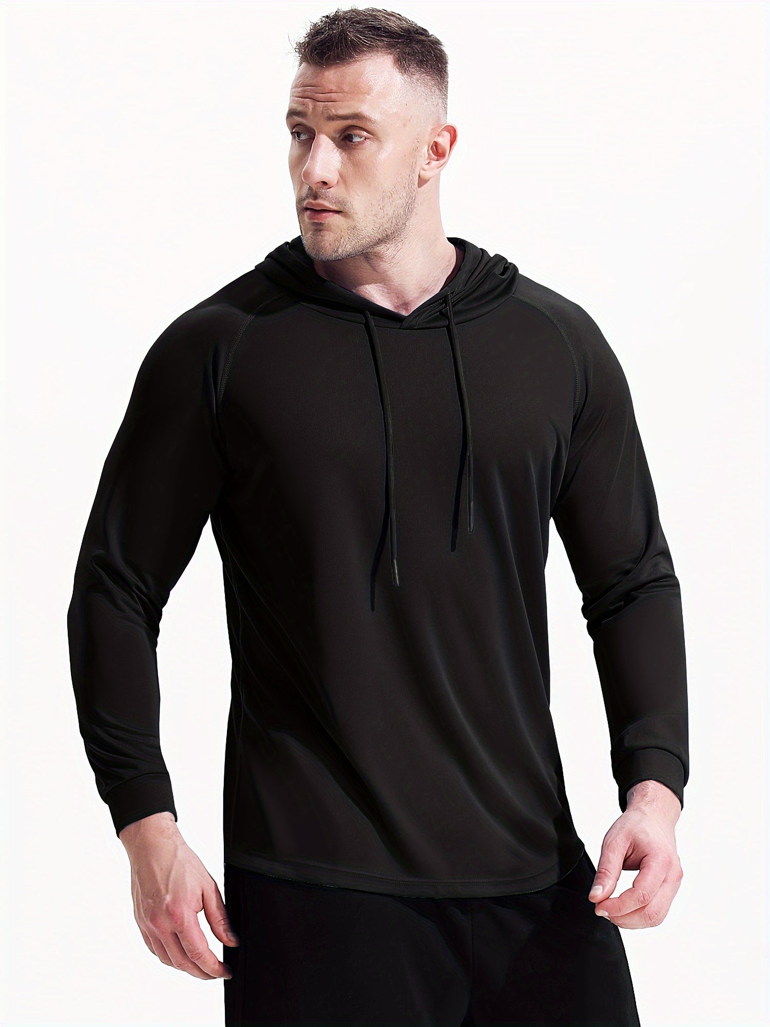 Men's Loose Sports Hoodie Fast Dry Hooded Sweater