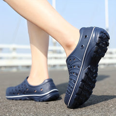 Men's Lightweight Comfy Clogs Hollow Out Non Slip Garden Shoes