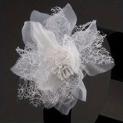 Fabric Flower Hair Clip Bridal Styling Hair Accessories Wedding Headdress Barret
