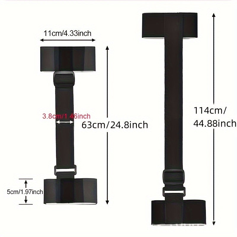 Adjustable Ski Bearing Strap With Cushioned Shoulder Rest