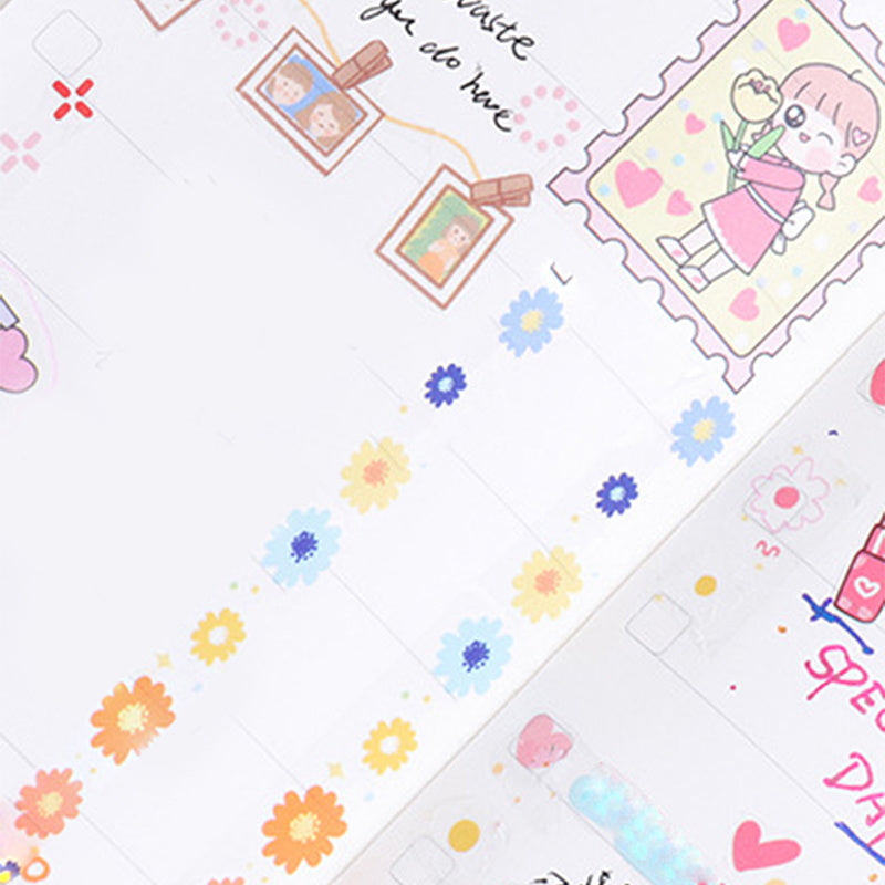 5pcs Transparent Decorative Stickers, DIY Crafts, Gift Wrapping, Scrapbooking