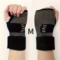 Wrist Guard Nylon Knitted Wristband for Sports Fitness